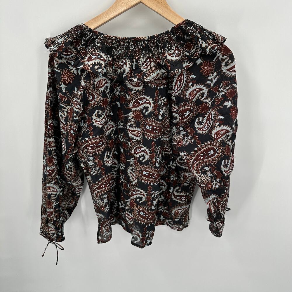 CLEOBELLA NWT Evereve Jillian Organic Cotton Long Sleeve Blouse // XS - Picture 12 of 14